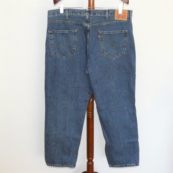 Levi's 550 Relaxed Tapered Denim Jeans 42 x 30 - Picture 7 of 8